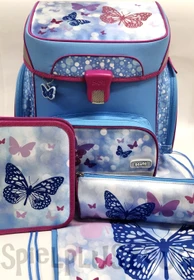 scooli Easy Fit Fly & Sparkle Schultaschen-Set, 5-tlg.