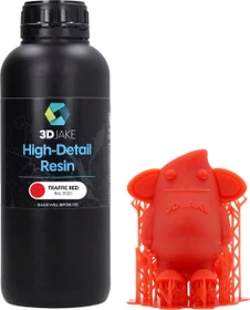 3DJake 8K High-Detail Resin rot, 1.00kg