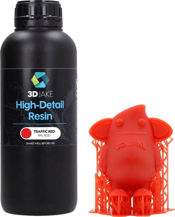 3DJake 8K High-Detail Resin rot, 1.00kg