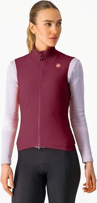 Castelli Espresso Fahrradweste deep bordeaux (Damen)