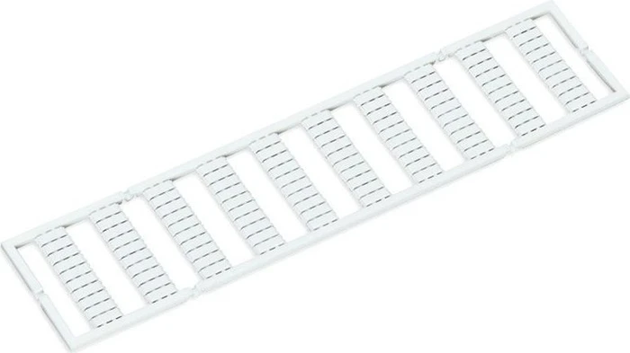 Wago WMB-Beschriftungskarte als Karte bedruckt PEN (100x) dehnbar 4 - 4,2 mm Aufdruck senkrecht aufrastbar weiß