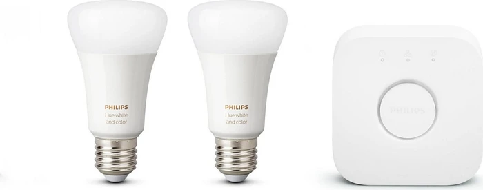 Philips Hue White and Color Ambiance E27 9W Starter-Kit