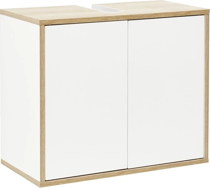 Fackelmann Finn Waschtisch-Unterschrank weiß/braun