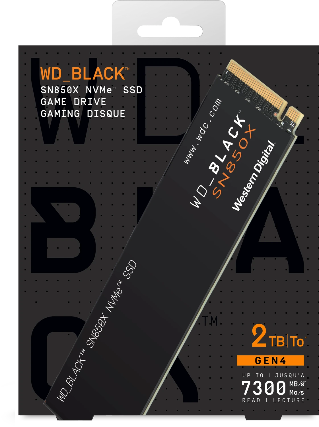 Western Digital WD_BLACK SN850X NVMe SSD 2TB, M.2 2280 / M-Key