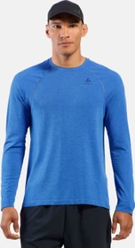 Odlo Essentials Seamless Laufshirt langarm dazzling blue melange (Herren)
