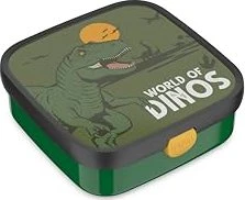 Mepal Brotdose groß mit Bento-Einsatz und Gabel Dino