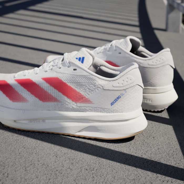 adidas Adizero SL2 cloud white/pure ruby/royal blue (Damen)