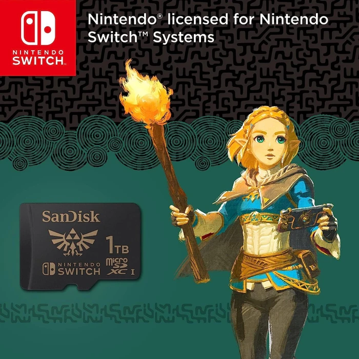 SanDisk Nintendo Switch R100/W90 1TB, UHS-I U3, Class 10