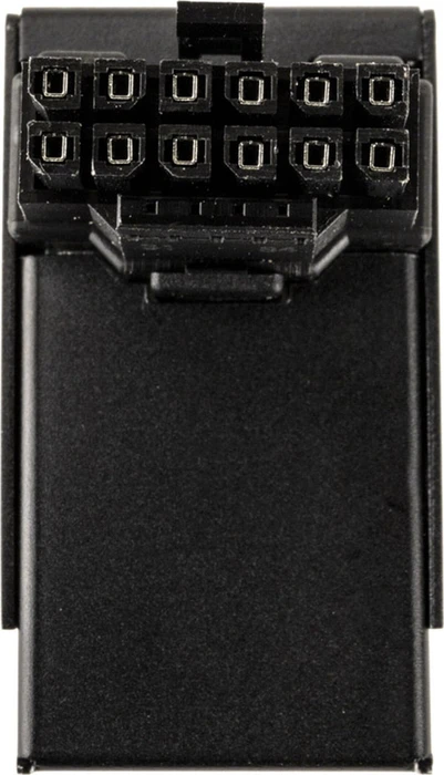 Kolink Core Pro 12V-2x6 Winkeladapter 90°, Typ 2, Sense-Pins an der Unterseite, schwarz