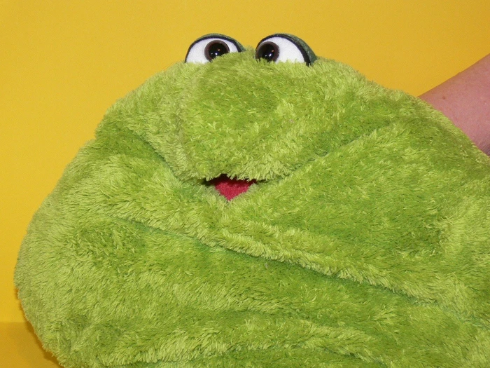 Living Puppets Wunschtraumkuschelmuschelkissen grün