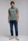 Street One Piquée mit Logo Poloshirt kurzarm silver green (Herren) Vorschaubild