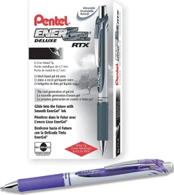 Pentel EnerGel XM BL77 Gelroller lilac/silber, 12er-Pack