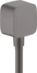 Hansgrohe Axor ShowerSolutions Wandanschluss softsquare brushed black chrome