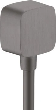 Hansgrohe Axor ShowerSolutions Wandanschluss softsquare brushed black chrome