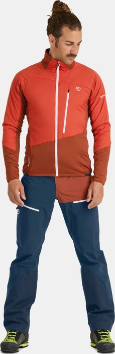 Ortovox Westalpen Swisswool Hybrid Funktionsjacke cengia rossa (Herren)