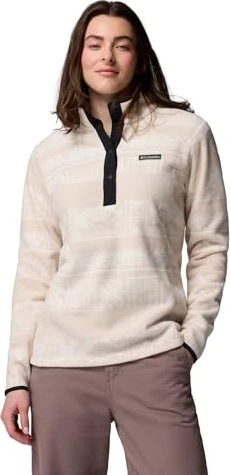 Columbia Benton Springs Half Snap Fleece Print Pullover dark stone/deschutes days (Damen)