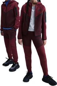 Nike Sportswear Tech Fleece Trainingshose lang burgundy crush/dark team red/black (Junior)