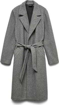 Vero Moda Fortune Aya Mantel medium grey melange (Damen)