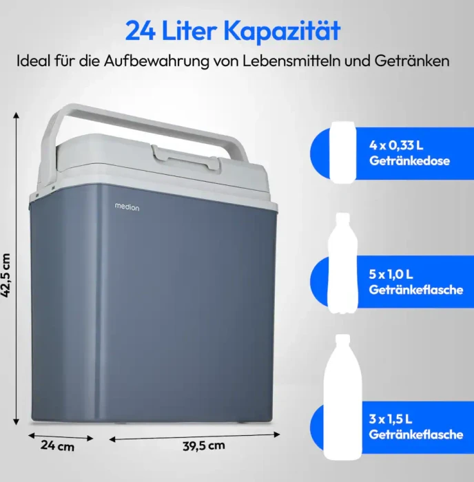 Medion Life MD 13011 Thermoelektro-Kühlbox grau