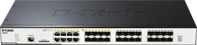 D-Link DGS-3120 Rackmount Gigabit Managed Switch, 16x SFP, 8x RJ-45/SFP
