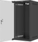 Lanberg WF10 Series 10" Rack Wandschrank 12HE, hängend, Flatpack, Glastür, IP20, RAL 9004, 310mm tief Vorschaubild