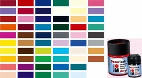 Marabu Decorlack Acryl Acrylfarbe, magenta, 50ml