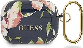 Guess Silicone Cover for Airpods Pro Floral Blue