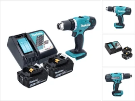 Makita DDF453RT Akku-Bohrschrauber inkl. 2 Akkus 5.0Ah