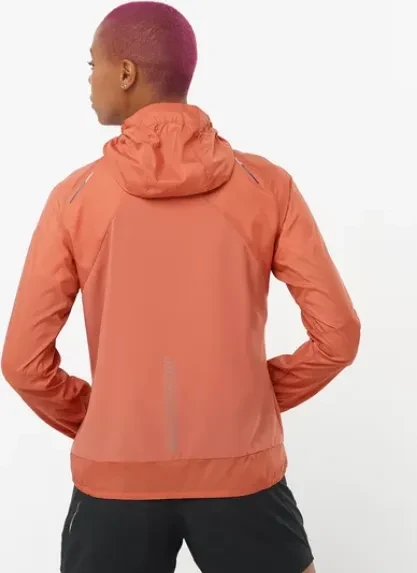 Salomon Bonatti Cross Wind Funktionsjacke light mahogany (Damen)