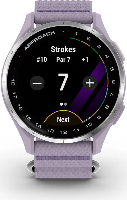 Garmin Approach J1 GPS-Golfuhr silver/lilac