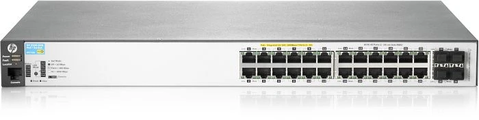 HPE Aruba 2530 24G Rackmount Gigabit Managed Switch, 24x RJ-45, 4x SFP, 195W PoE+