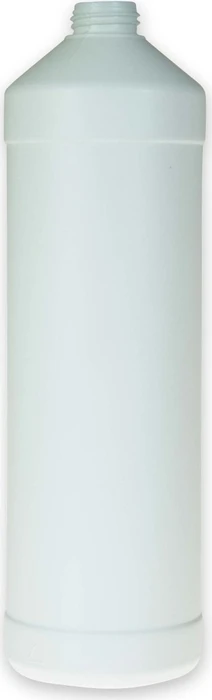 DRAK-Aquaristik Zylindrische Rundflasche aus HDPE, weiß