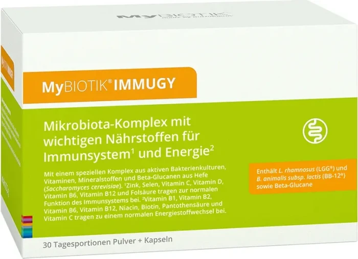 Nutrimmun MyBIOTIK Immugy Pulver + Kapseln, 90 Stück (30x Pulver + 60x Kapsel)