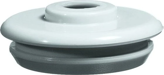 Peha IP54 PVC-Nippel mit Leitungseinführung, grau