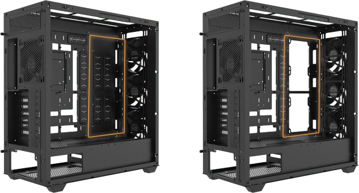 Thermaltake AX500, schwarz, Glasfenster