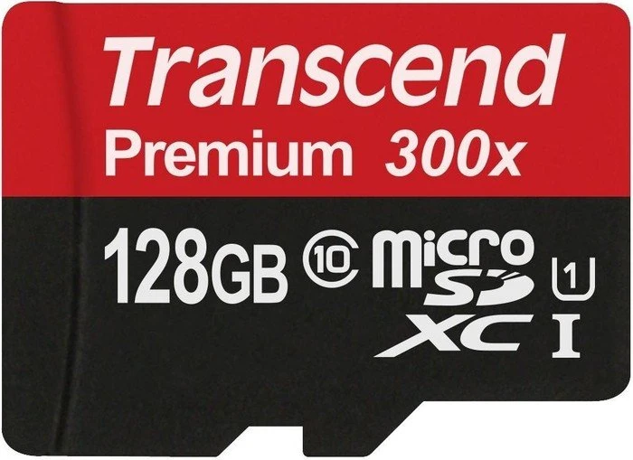 Transcend Premium R45/W20 128GB Kit, UHS-I, Class 10