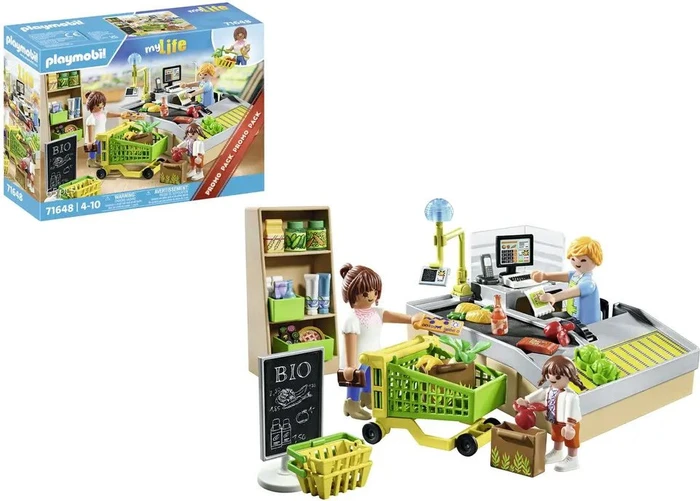 playmobil My Life Bio-Supermarkt