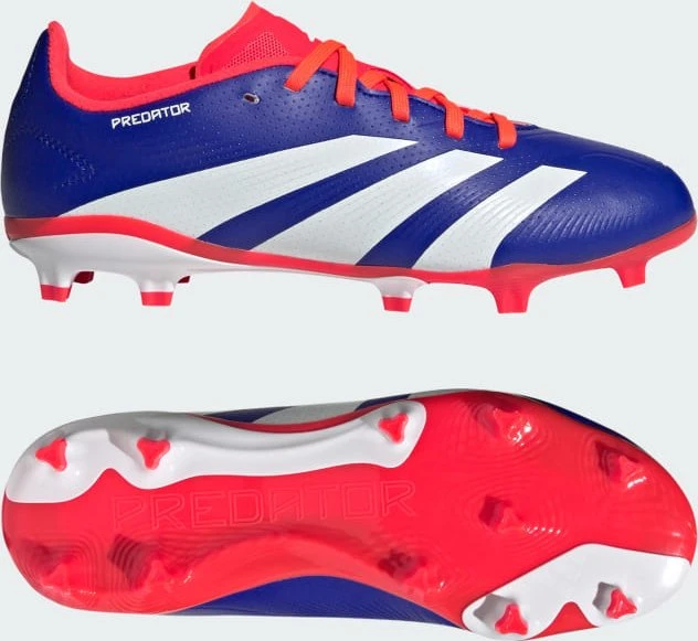 adidas Predator League FG lucid blue/cloud white/solar red (Junior)