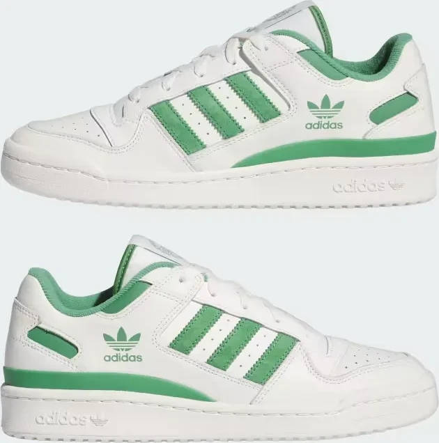 adidas Forum Low CL cloud white/preloved green