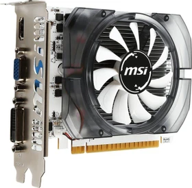 MSI GeForce GT 730, N730K-2GD3/OCV1, 2GB DDR3, VGA, DVI, HDMI