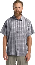Jack Wolfskin Meseta Hemd kurzarm check stark white (Herren)