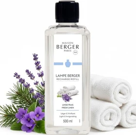 Maison Berger Lampe Berger Fresh Linen Refill, 500ml