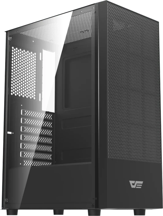 DarkFlash A290 Black, Glasfenster