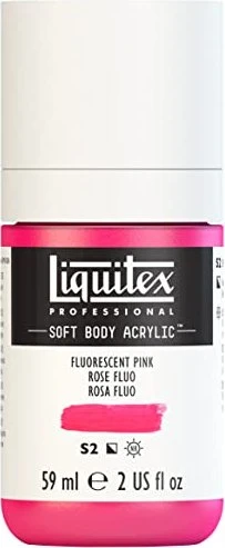 Liquitex Professional Soft Body Acrylic fluorescent pink, 59ml