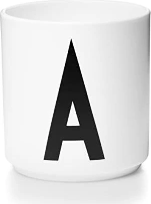 Design Letters Persönlicher Porzellanbecher A-Z Buchstabe A 250ml