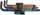 Wera 950 SPKL/9 SM N SB Multicolour Innensechskant Winkelschlüsselsatz, 9-tlg. (05073593001)
