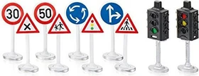 SIKU World Ampeln mit Verkehrsschildern
