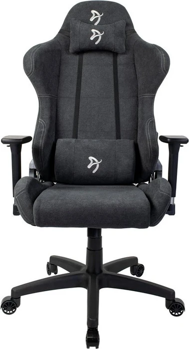 Arozzi Torretta Soft Fabric Gamingstuhl, dunkelgrau