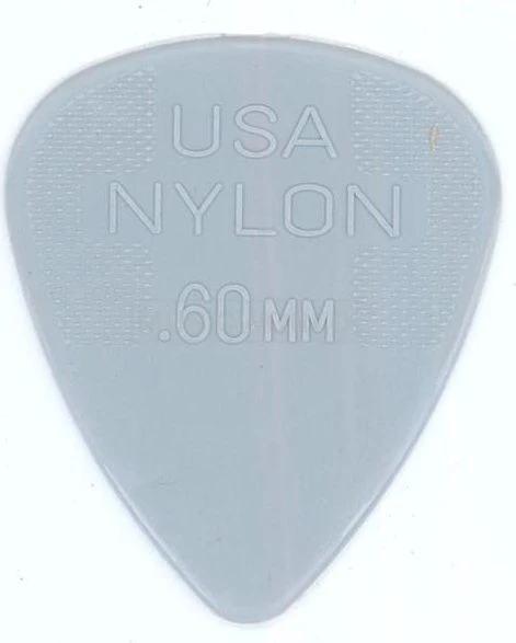 Dunlop Nylon Standard Pick, .60mm, 72-Pack