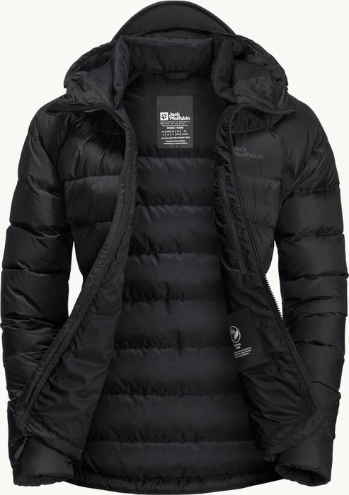 Jack Wolfskin Nebelhorn Down Hoody Funktionsjacke schwarz (Damen)